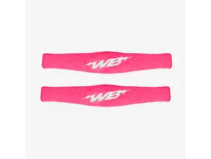 We Ball Sports Skinny Bicep Bands (Pink, 2-Pack) Workout Accessories Exercise Fitness Equipment