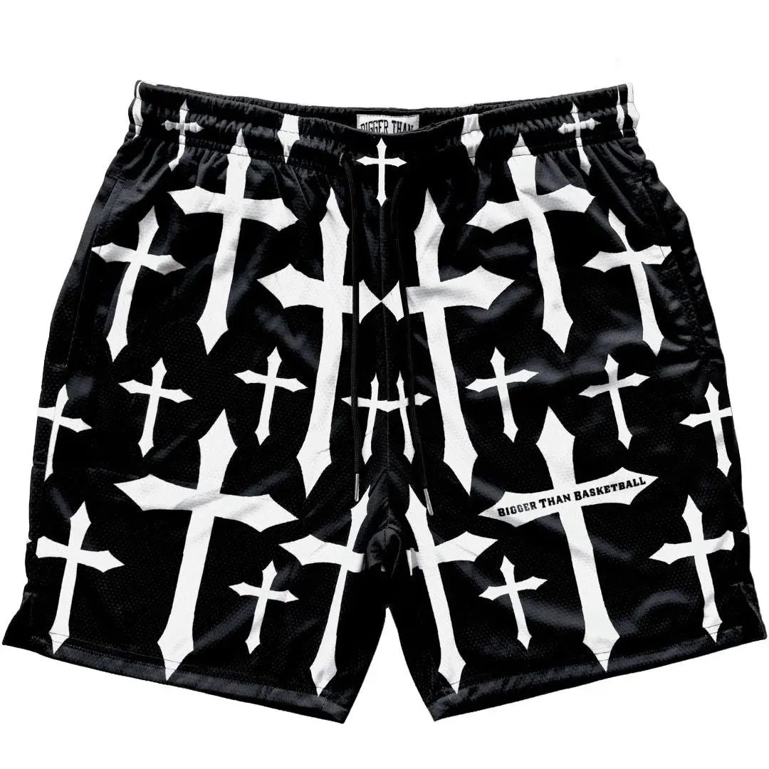Cross Court - Shorts - Black | Breathable Basketball Shorts for Gym & Training, Lightweight & Comfortable