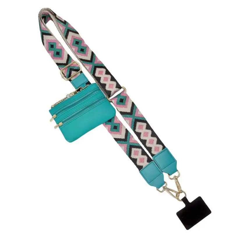 Adjustable Phone Lanyard with Zipper Pouch, Phone Strap Crossbody, Phone Strap with Wallet Crossbody, Phone Accessories for Women & Men