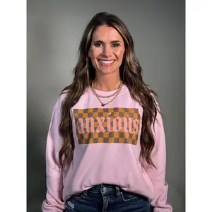 Checkered Anxious Sweatshirt