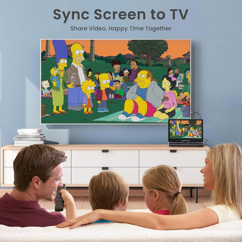 16.5" Portable DVD Player with 14.1" Large  Swivel Screen, 6 Hours Rechargeable , DVD Player Portable Support MP4, MKV Video & USB/SD Card/Sync TV, High Volume Speaker,  Regions