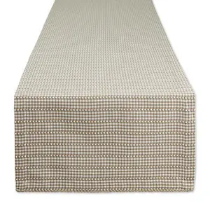 Design Imports 14" x 72" Farmhouse Gingham Table Runner