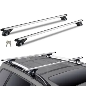 VEVOR Universal 50.4x 36.4 Inch Roof Basket, Basket Roof Rack, Aluminum Roof Mounted Cargo Rack with Bars XL-B for Car Top Luggage Traveling SUV HolderVEVOR Super Brand Day