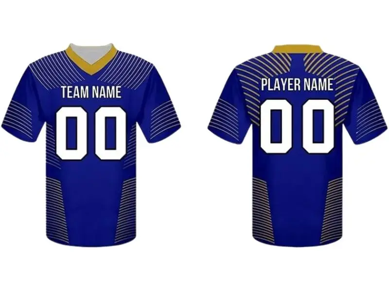 Sportsgearswag Custom Football Reversible Jersey Adult Youth Unisex Solids Jersey with Team Name Number Poly-Mesh 160 GSM Micro-Mesh Fabric Short Sleeve Top Quality Fabric Full Customization