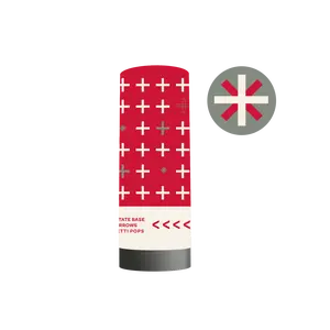 Crimson/White Confetti Popper