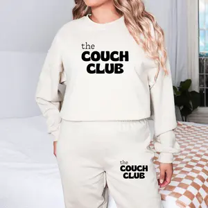 The Couch Club Sweatsuit Graphic, Relaxed Sweatpants,  Casual Wear, Loungewear Bottoms