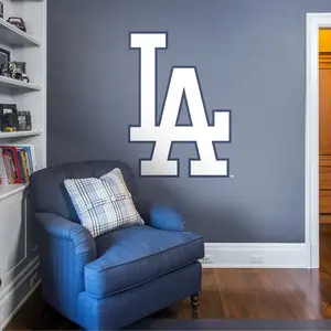 Los Angeles Dodgers - RealBig Alternate Logo Collection - Official MLB - Reusable Vinyl Wall Decals