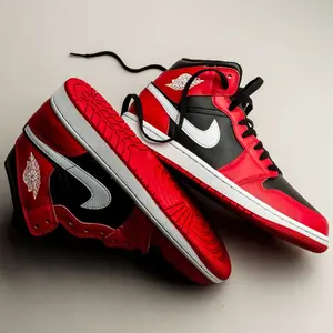 Nike Air Jordan 1 Mid Gym Red Black White (2024) DQ8426-061 Mens Fashion Sneakers New