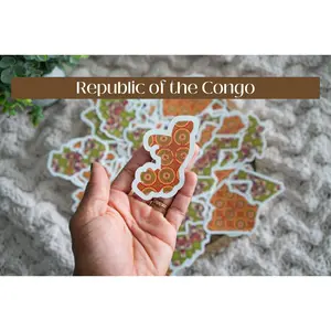 Republic of the Congo Sticker (Central African Stickers)