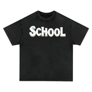 SephyToys Gym Workout Loose Washed Tee Gym Washed Heavyweight Cotton T-shirt Workout Tee Sport Gift Gymnastic Merch Fan Streetwear Washed Tee Men's T Shirts Metalcore Font Distressed Graphic Hardcore Punk Oversized Black Tee Dark