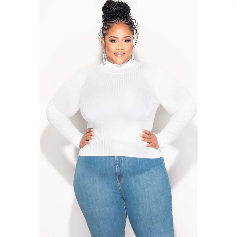 Final Sale Plus Size Cold Shoulder with Gold Chain & Asymmetrical