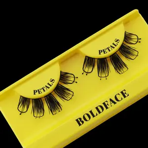 Boldface Makeup Party collection Petals Eyelashes-  totally unique styles, 12mm inner length, 19mm Center Length, 12mm Outer Length, 21mm Design Length, 35mm Band