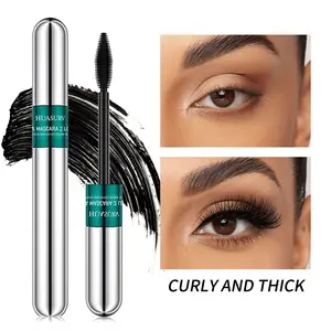 Huasurv Dual Effect Mascara, Natural Long & Thick Lashes, Smudgeproof, Multi-Effect, Long-Lasting, Eye Makeup, Voluminous Mascara, Hs4147