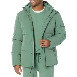 Men'S Mid-Length Hooded Puffer Coat (Available in Big & Tall)