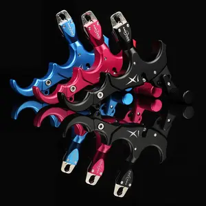 Archery Release Aids with 3/4 Finger Design, Thumb Trigger Caliper for Left/right Handed Compound Bow Shooting, Essential Hunting Accessories