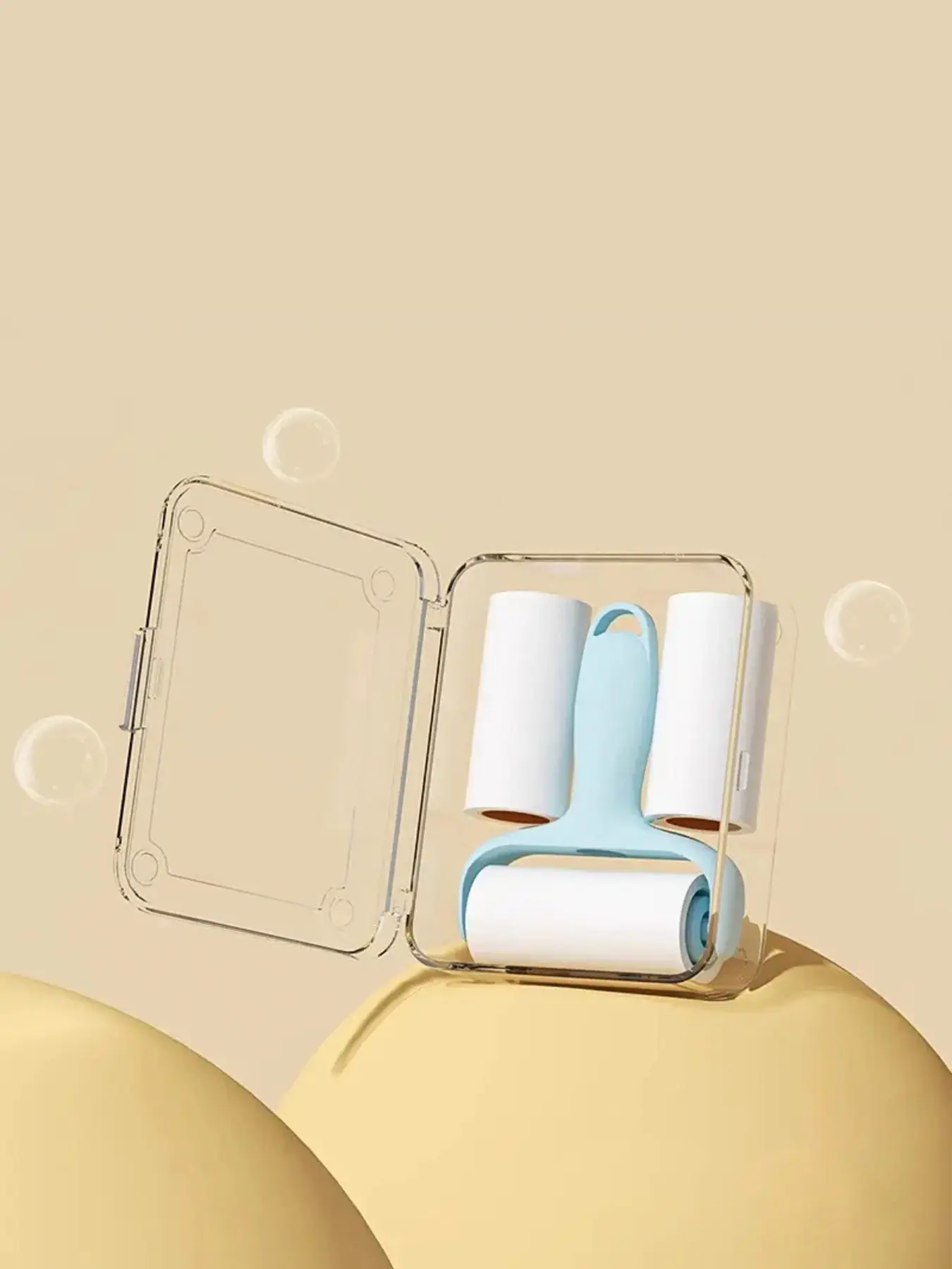 Pocket Travel Portable Fuzz Roller - Mini Plush Lint Roller For Pet Hair Removal, Suitable For Outdoor Travel, Business Trip, Home, Car, Essential Pet Hair Cleaning Roller, Reusable Lint Rollers
