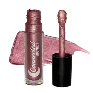 Connected Boutique - Rose- Metallic Pink Bold Longwear Liquid Lipstick – Transfer‑Proof Matte Makeup Cosmetic