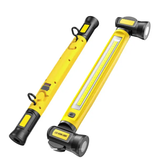 Under Hood Work Light Bar, 3000LM LED Magnetic Light Bar with Hooks, 5200mAh Cordless Rechargeable Hood Light, Single Pack, Ideal for Mechanic, Car Repair & Garage Use