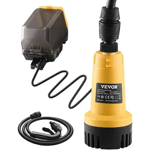 fathersdaygift VEVOR Cordless Submersible Water Transfer Pump, 528GPH, Portable Sump Pump with G3/4 Garden Hose, Compatible with Dewalt 20V MAX Battery (No Battery), Electric Utility Pump for Pool, Garden, Pond