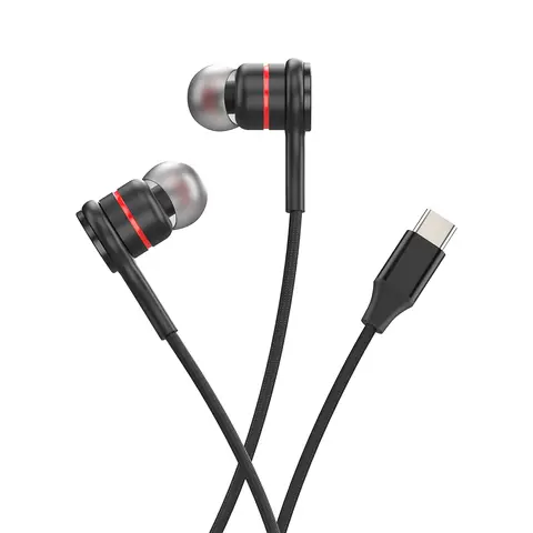 Type C Wired Earphones, USB C In Ear Wired Earplugs for iPhone 17 16 15 Galaxy S25 S24 S23 Pixel 11 10 9, Wired Earbuds with Built-in Microphone & Volume Control, Plug & Play Headphones