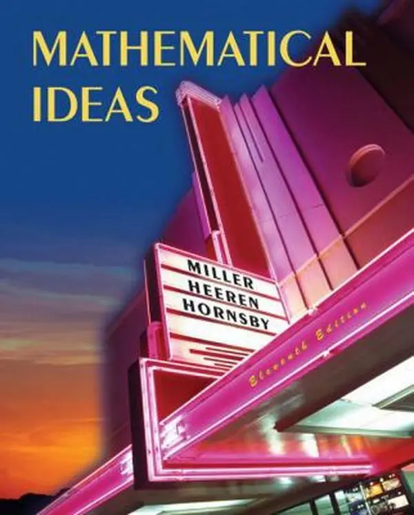 Used Math Book - "Mathematical Ideas" by Charles D. Miller (Hardcover, English Edition), Math Books