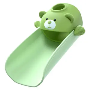 Toddler Sink Extender Faucet Handle Extender Set Cartoon Hand Wash Helper Anti-Scald Spout Extender Sink Extender For Kids Hand Washing Bathroom Sink Spout Wash Helper For Children Baby