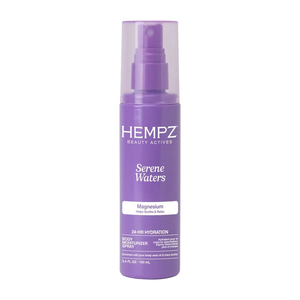 Hempz Exclusive Beauty Actives Serene Waters with Magnesium Moisturizer & Spray Bundle