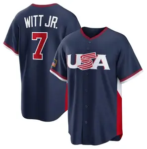 Witt Jr. #7 Baseball Jersey - 2026 World Baseball USA Baseball Jersey