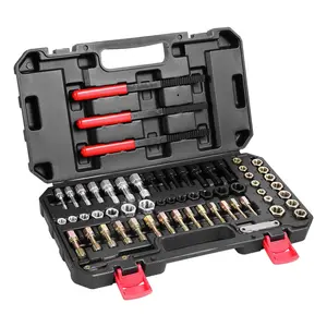 VEVOR 61PCS Thread Chaser Set UNC UNF Metric Thread Restorer Tool Rethreading