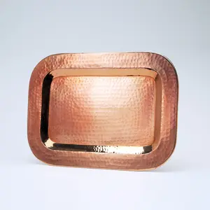 Copper Thessaly Rectangle Platter - Elegant Design for Home Decor and Special Occasions Equipment