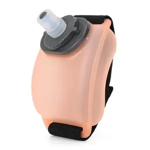Wrist Water Bottle for Running, Hands-Free Portable Hydration Bottle, Adjustable Strap Lightweight Sports Water Bottle for Marathon Training, Jogging & Outdoor Sports