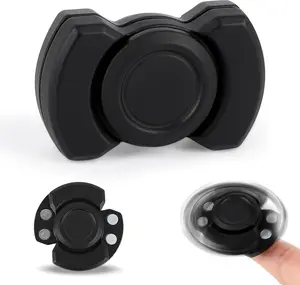 MIni Fidget Spinner, 3-in-1 Mini Metal Toy - Adult Fidget Spinner Silent Model, Spinning Fidget Reliever, Portable Fidget Toy for Office and Study Anxiety - Great Gift