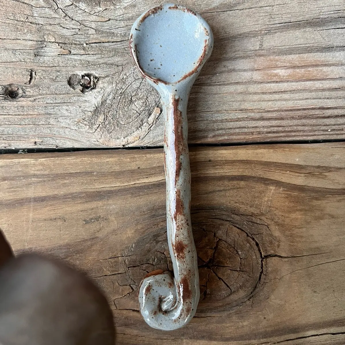 Handmade Ceramic Spoon, Pottery Spoon, Stirring Spoon, Spoon for Stirring/ Mixing Utensils Kitchen