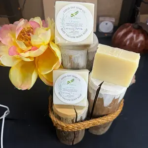 Cucumber Cleanse Tallow Bar Soap by Good Day Soap Co.