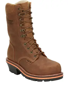 Chippewa Men's Thunderstruck 10" Waterproof Insulated Lace-Up Work Logger - Th1030