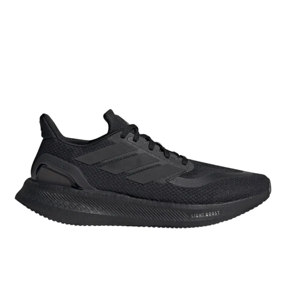 adidas Mens Pureboost 5 Running Sneakers Shoes - Black