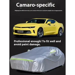 Chevrolet Camaro Bumblebee Sports Car Special Thickened Car Cover Sun Protection Rain Insulation Dustproof Car seat cover  Car accessories
