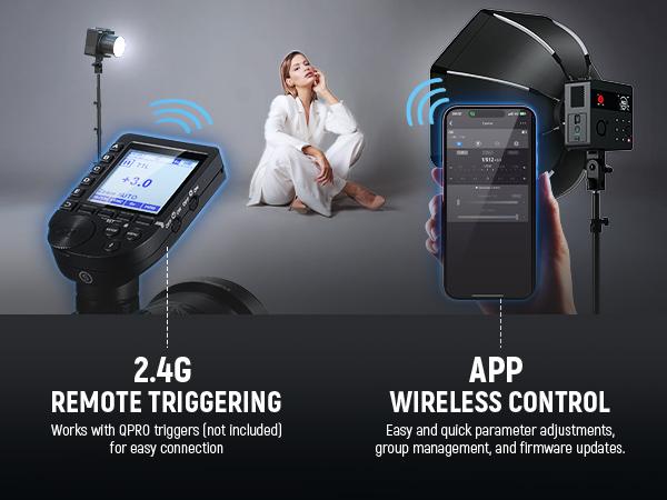 NEEWER Q6 600Ws 2.4G TTL Outdoor Studio Flash App Control, Compatible with Godox, 1/1-1/512, 1/8000 HSS 3000mAh Strobe Light, 30W Bi Color LED Modeling Lamp/400 Full Power Flash/0.01-0.9s Recycle tiktokshopbacktoschool, Filming Light, Studio Video Lightin NEEWER Q6 600Ws 2.4G TTL Outdoor Studio Flash App Control, Compatible with Godox, 1/1-1/512, 1/8000 HSS 3000mAh Strobe Light, 30W Bi Color LED Modeling Lamp/400 Full Power Flash/0.01-0.9s Recycle tiktokshopbacktoschool, Filming Light, Studio Video Lightin