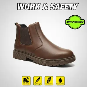 Active Splash-proof Smash-proof Puncture-proof Breathable Safety Shoes Unisex Chef Work Shoe Waterproof Anti-slip Durable Outdoor Comfortable presenting Premium Arch Care Breathable Mesh Upper and Tough Rugged Outsole Men Women
