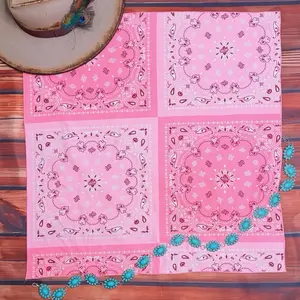 Pink paisley bandana rag Pink paisley bandana rag