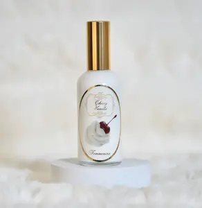Cherry Vanilla Hair Mist, Concentrated formula, A Delicate Mist of Lasting Elegance for Your Hair, Lightweight Vegan