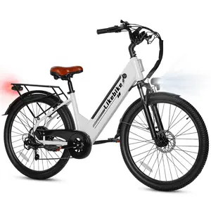 DXH 1500W Peak Motor Electric Bike for Adults 85Miles 28MPH 26” Mountain Bike 15AH Removable Battery 7-Speed Commute Beach Snow Ebike