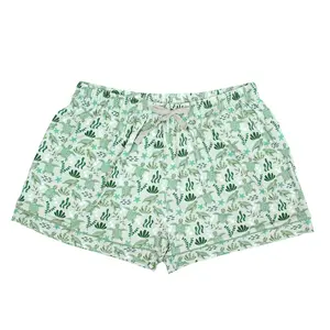 Save the Sea Turtles Womens Bamboo Florida Pajama Shorts