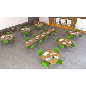 Deluxe High Pressure Collaborative Desk with Casters 34x20