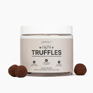 Just for Her Night Truffles, Chocolate Truffles for Women 35+, Reduce Night-Sweats, Promote Deep Sleep, Improve Mood & Energy, Enhanced with GABA and Melatonin Snack Natural Bonbon Dessert