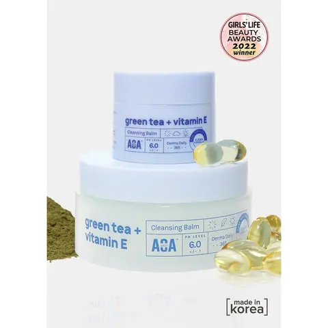 AOA Skin Green Tea + Vitamin E Cleansing Balm