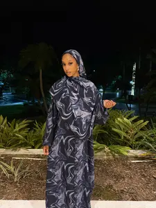 Blue Marble Muse Abaya Set