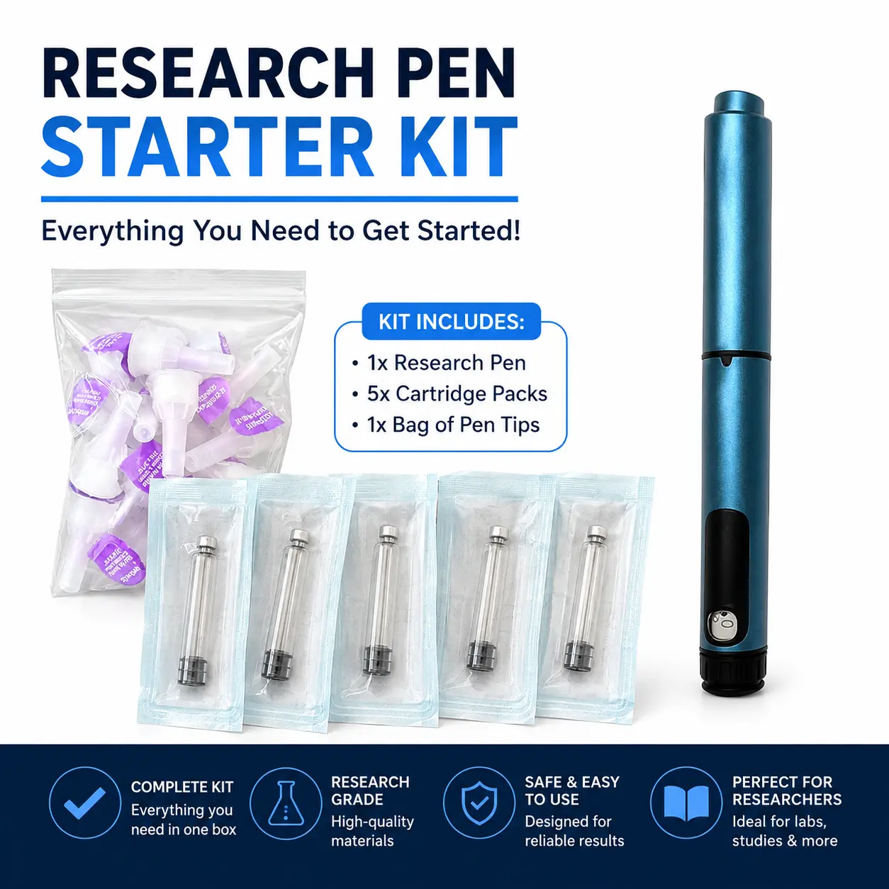 Reusable Research Pen Starter Kit