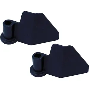 2 Pack Stainless Steel Bread Maker Kneading Paddle Mixing Blade Replacement for Most Bread Makers, Black