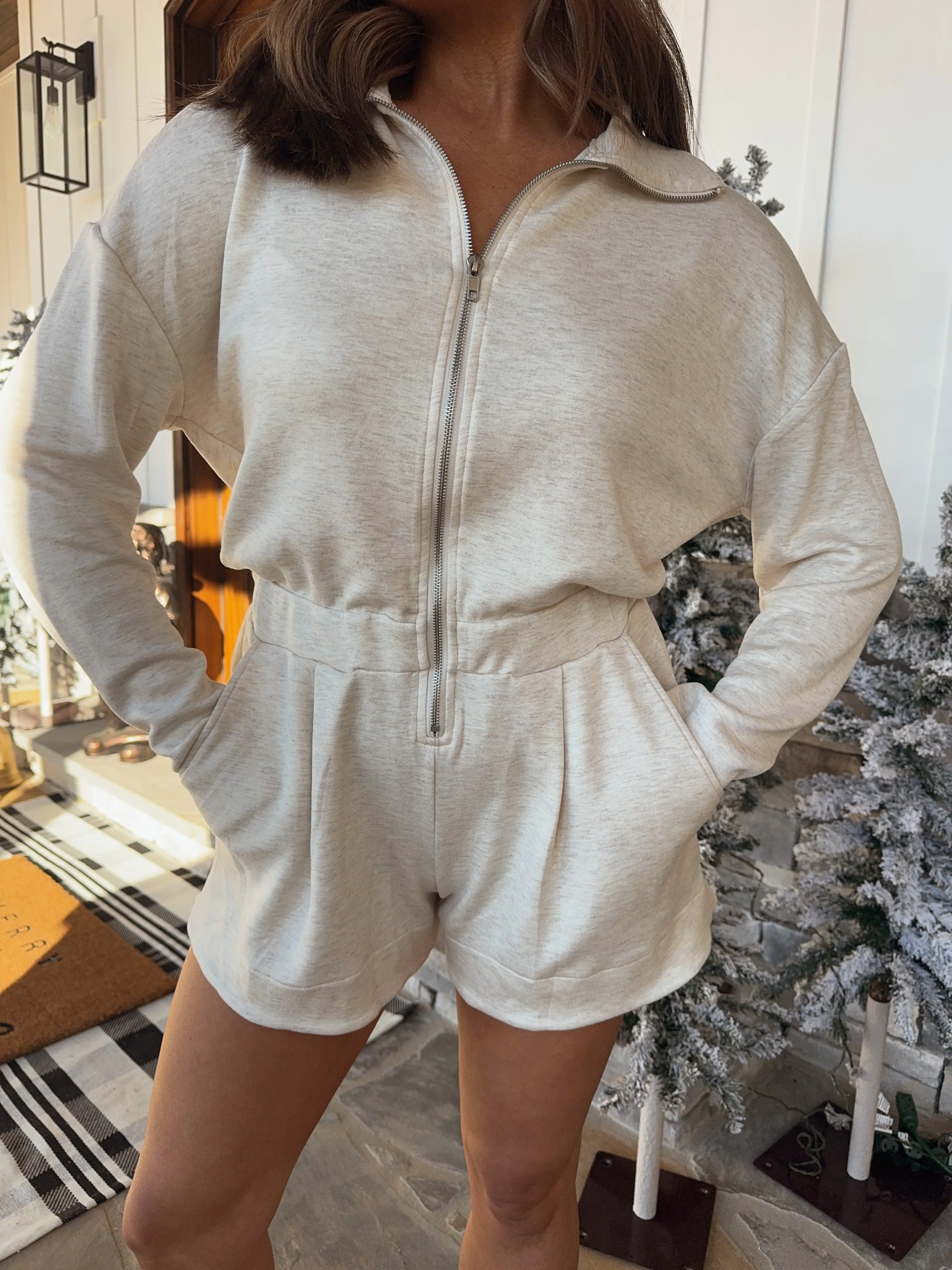 The Essential Cream Romper